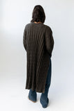 Eve Ribbed Duster in Olive