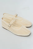 Morocco Mesh Flat in Bone