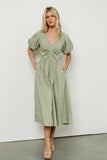 Kate V Neck Midi Dress FINAL SALE