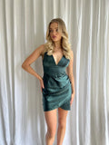 Cirbina V Neck Mini Dress