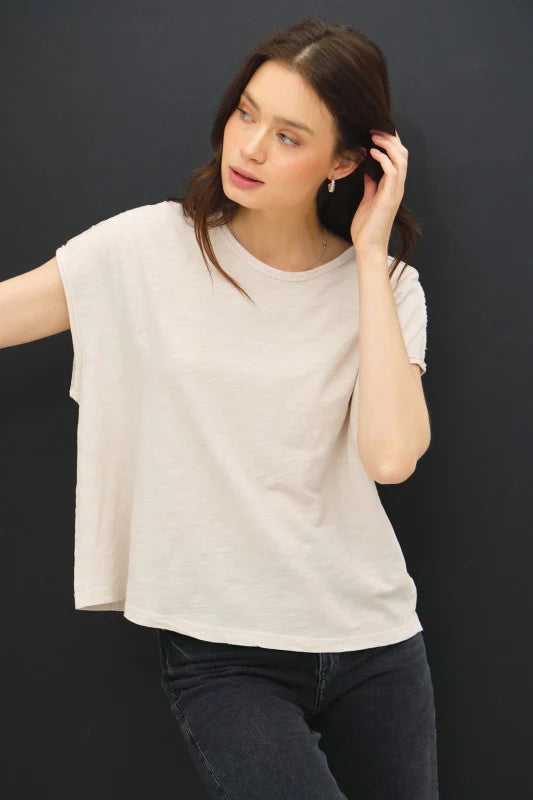 Zia Exposed Seam Top