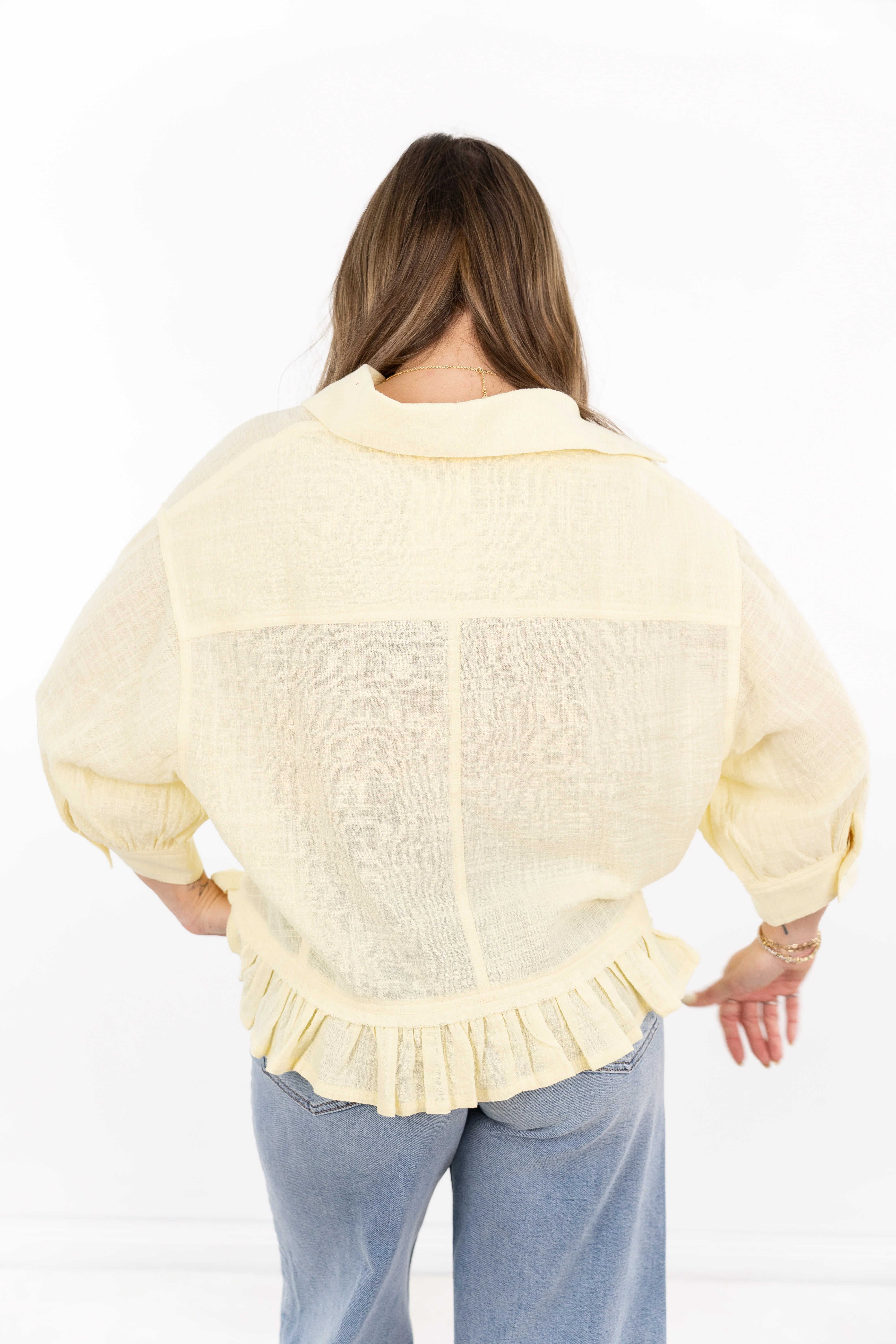Kali Ruffle Hem Top