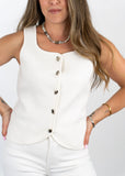 Vanna Knit Vest Top