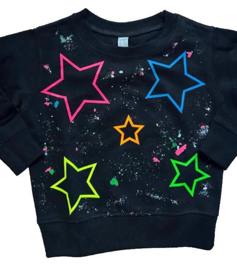 Isla Neon Star Sweatshirt