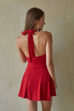 Colleen Halter Knit Mini Dress