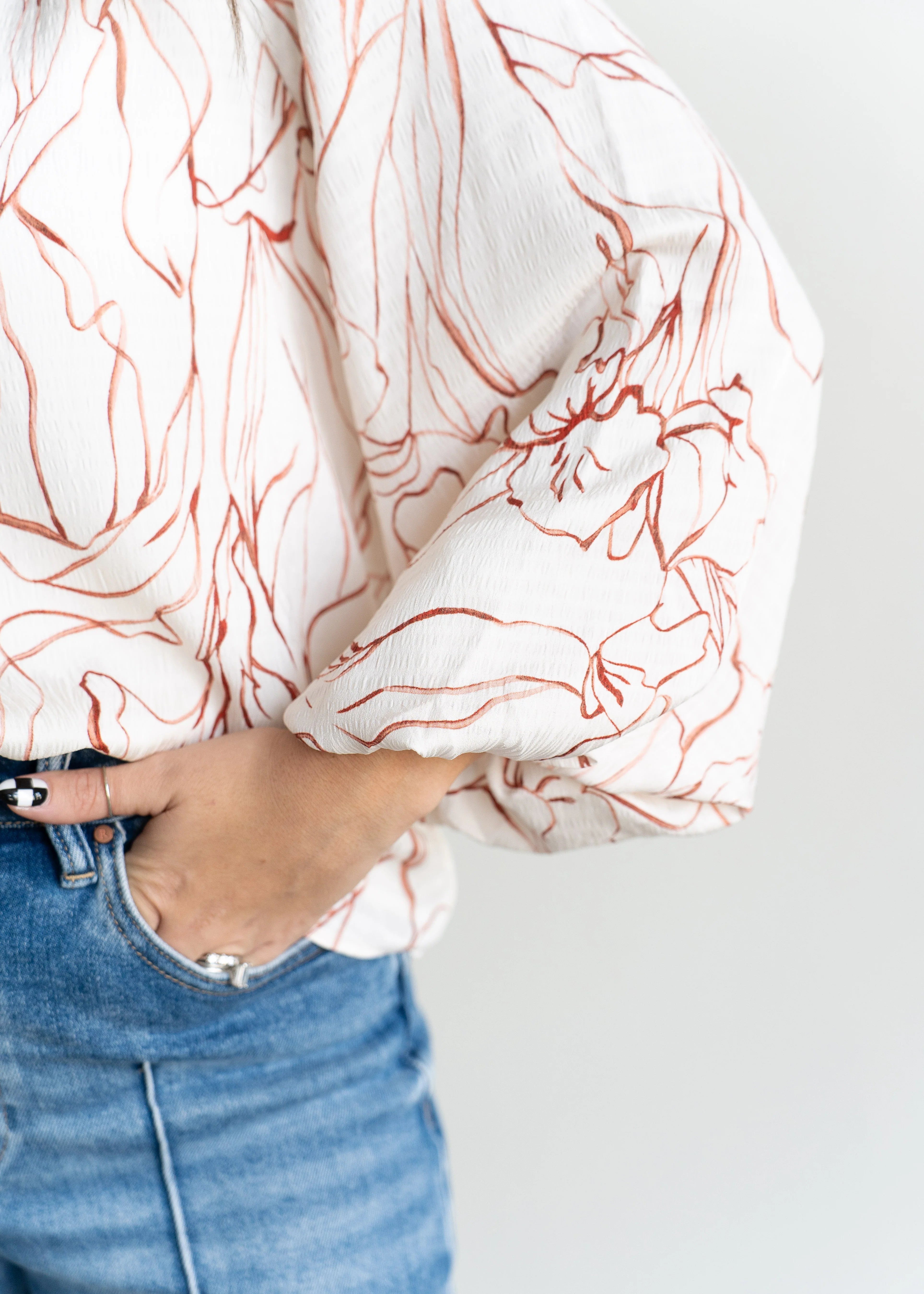 Penelope Tie Neck Blouse