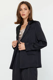 Nora Tie Satin Blazer