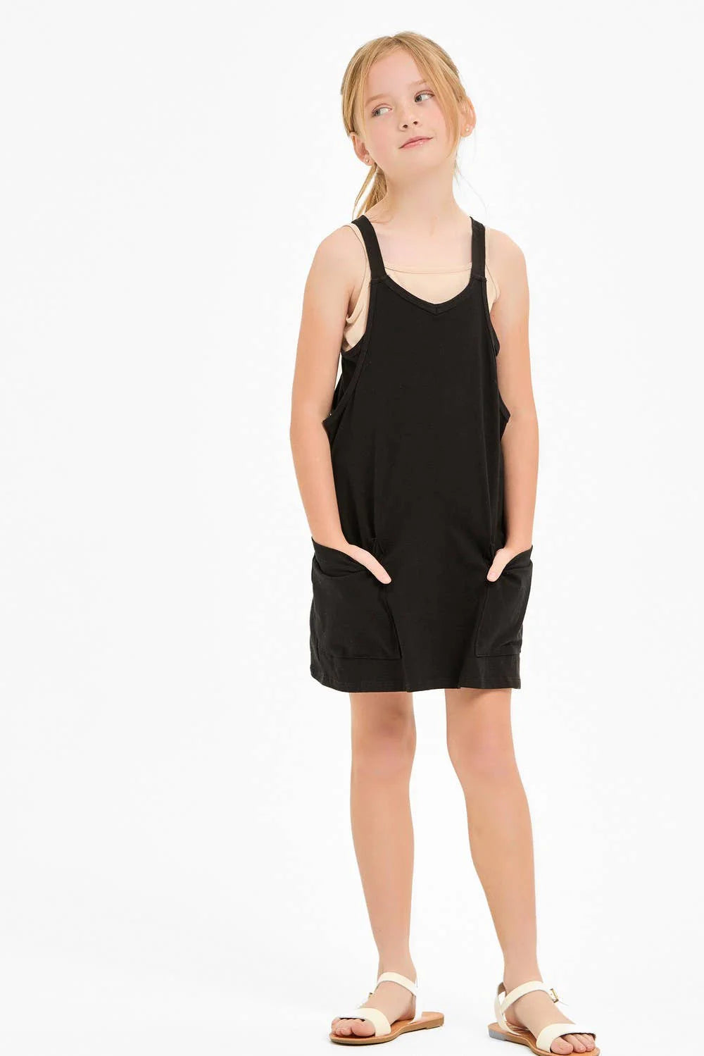 Sia Tank Dress with Built In Romper Lining