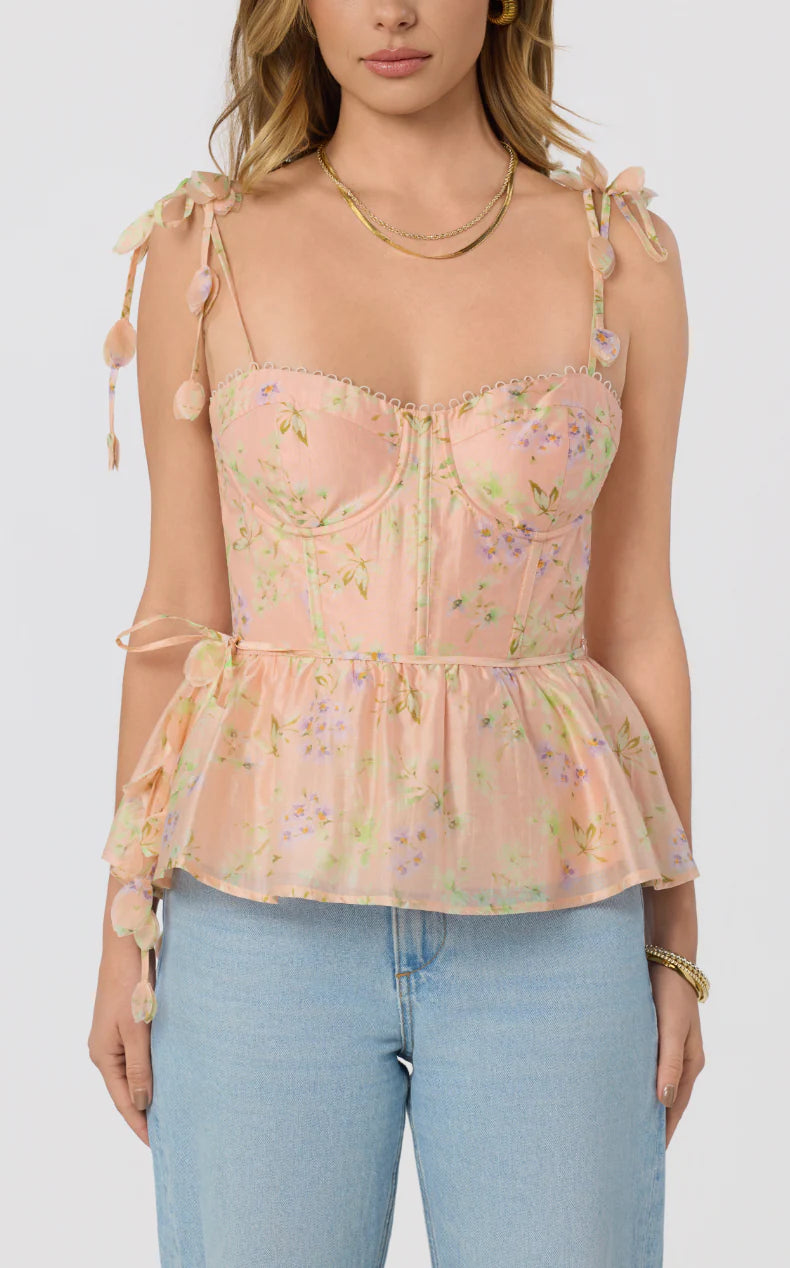 Halcyon Peplum Top