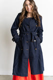 Catherine Denim Trench Coat