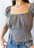 Melody Gingham Top