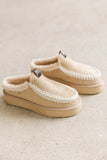 Cecily Platform Slipper in Natural