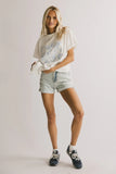 Sofi Distressed Denim Shorts