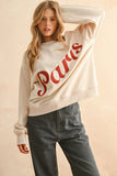Paris Patch Front Sweatshirt