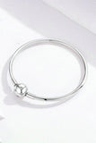 Star Bangle Bracelet In Sterling Silver