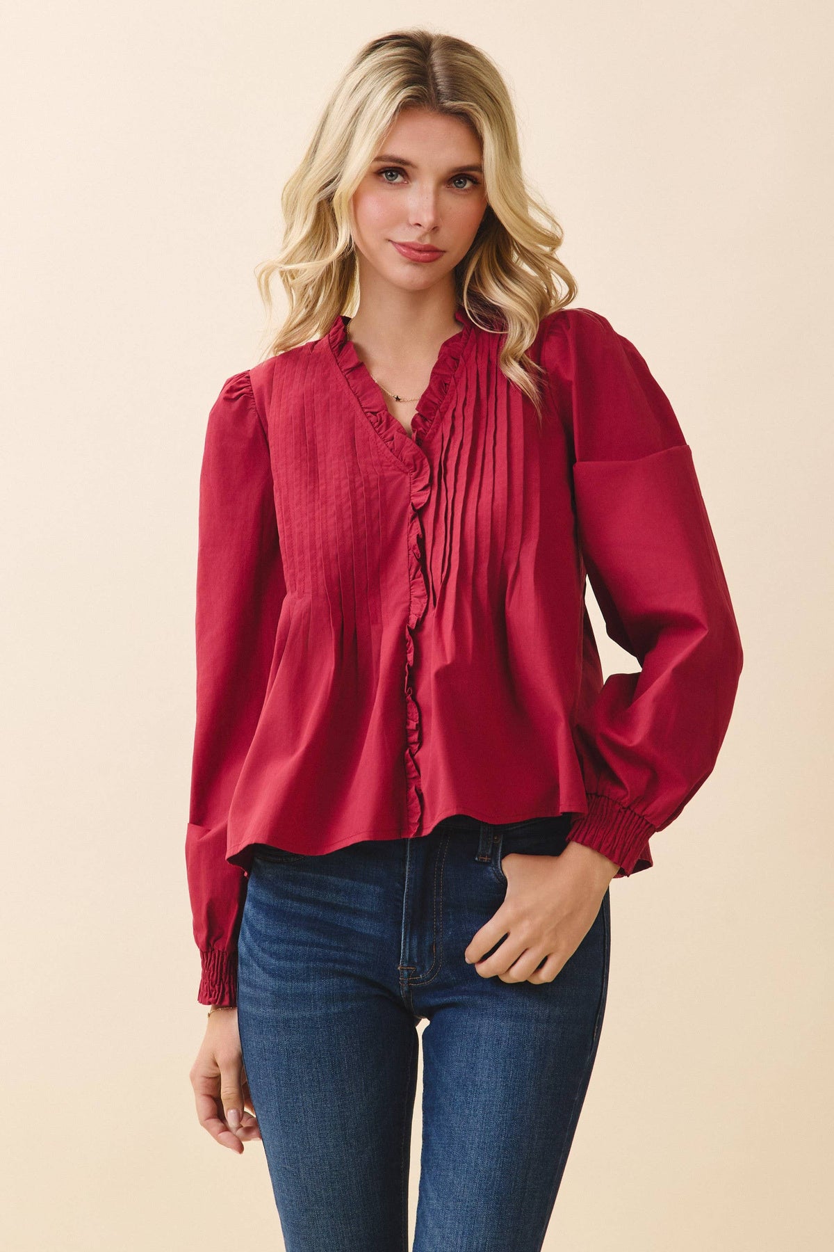 Carmella Button Down Blouse