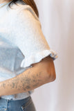 Drew Ruffle Hem Tee