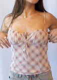 Viola Plaid Cami