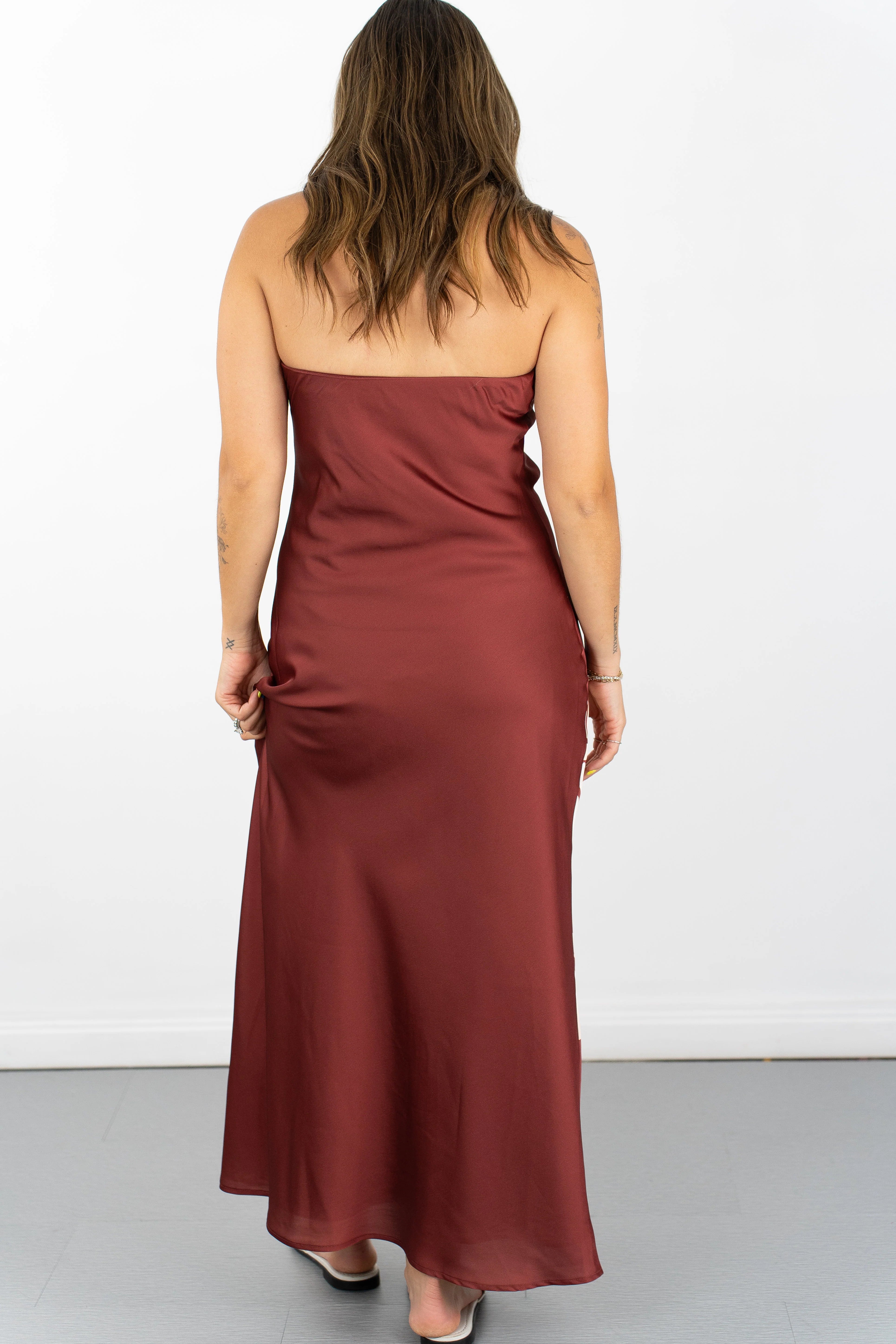 Annabeth Midi Dress Red Floral