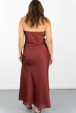 Annabeth Midi Dress Red Floral