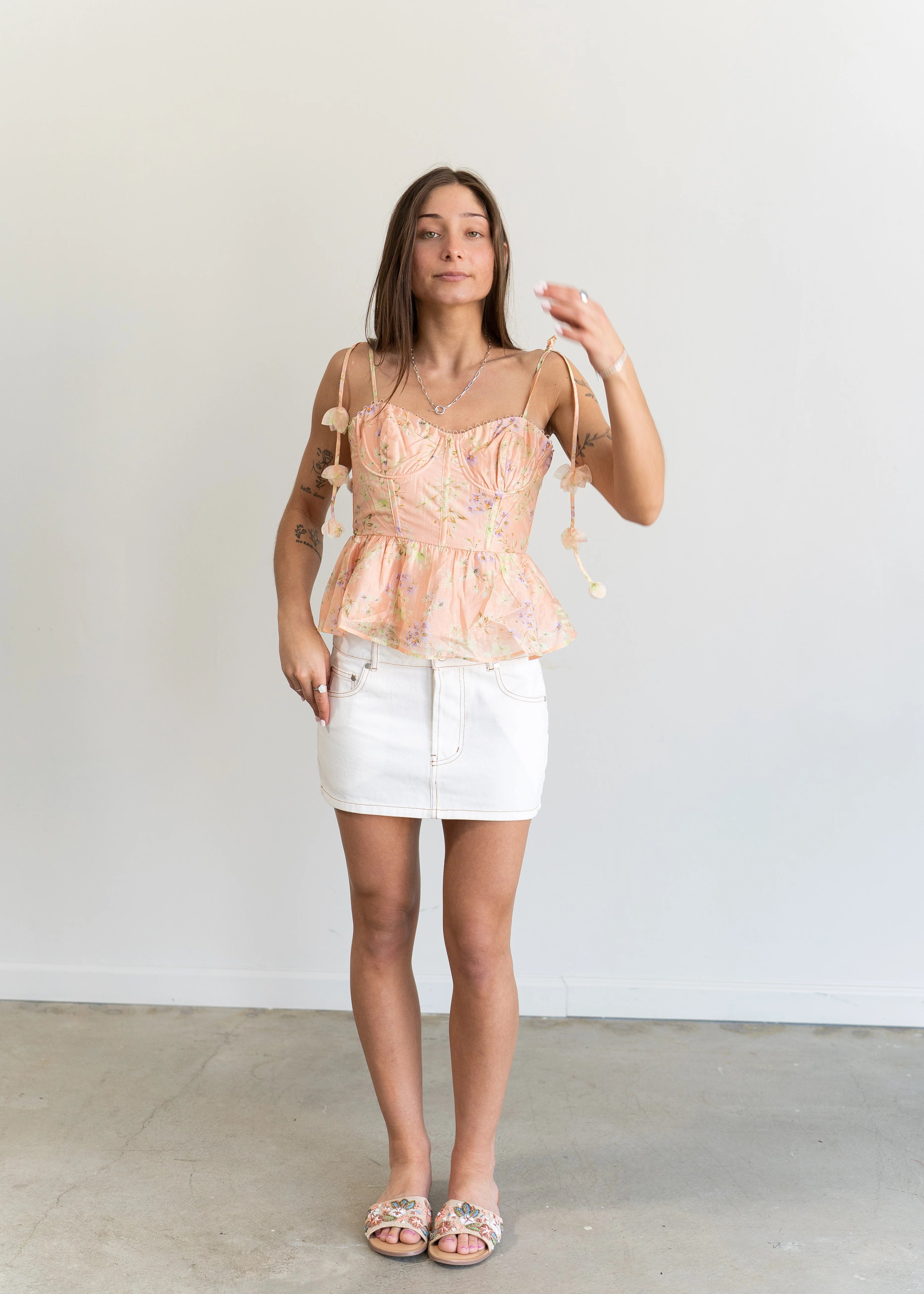 Halcyon Peplum Top