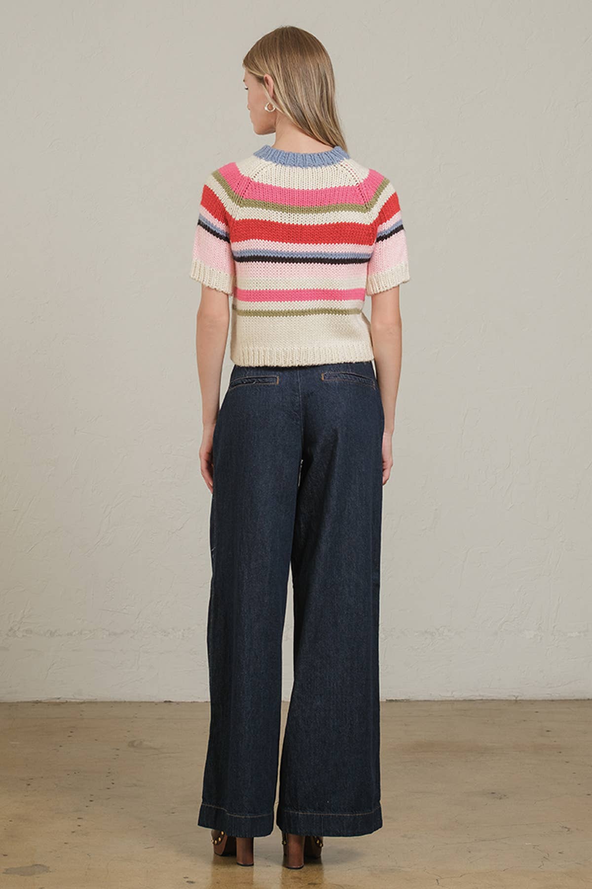 Waverly Knit Short Sleeve Sweater