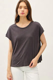 Zia Exposed Seam Top