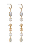 Duchess Pearl and Dangle Earrings