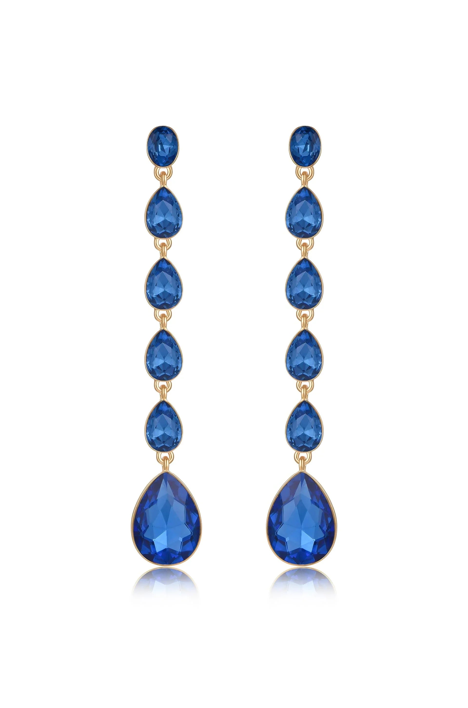 Crystallized Drop Earrings