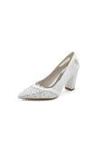 Beaded Wedding Shoes with Rhinestone