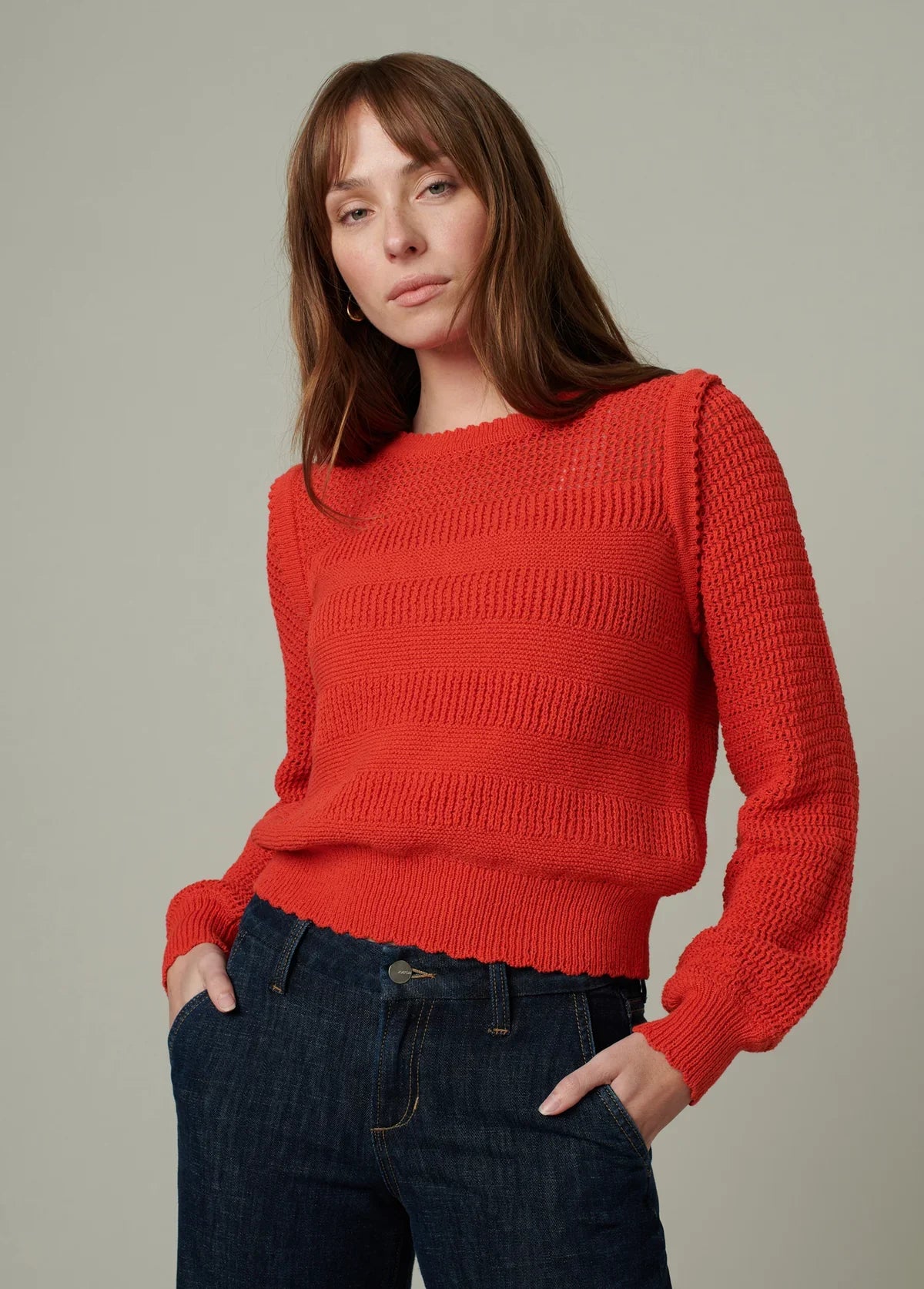 Joes Jeans Elyse Crochet Sweater