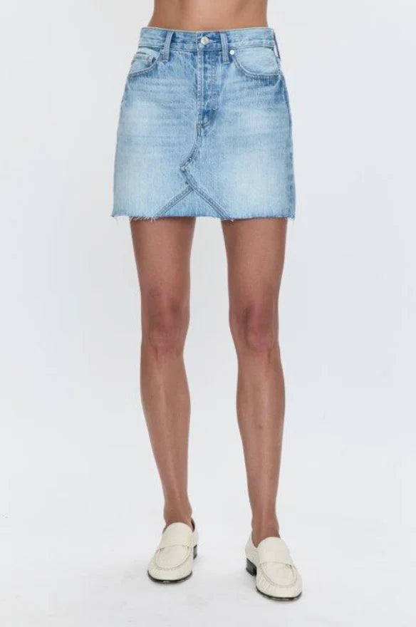 Pistola Kat Denim Skirt in Academia