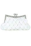 Glamourous Silk With Crystal Rhinestone Glitter Adjustable Wallets Accessories