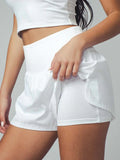 Amie Flow Ribbed Waist Athletic Shorts