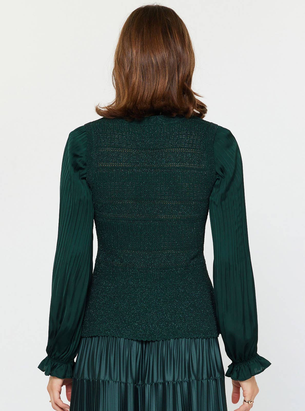 Gilda Glitter Flared Sweater