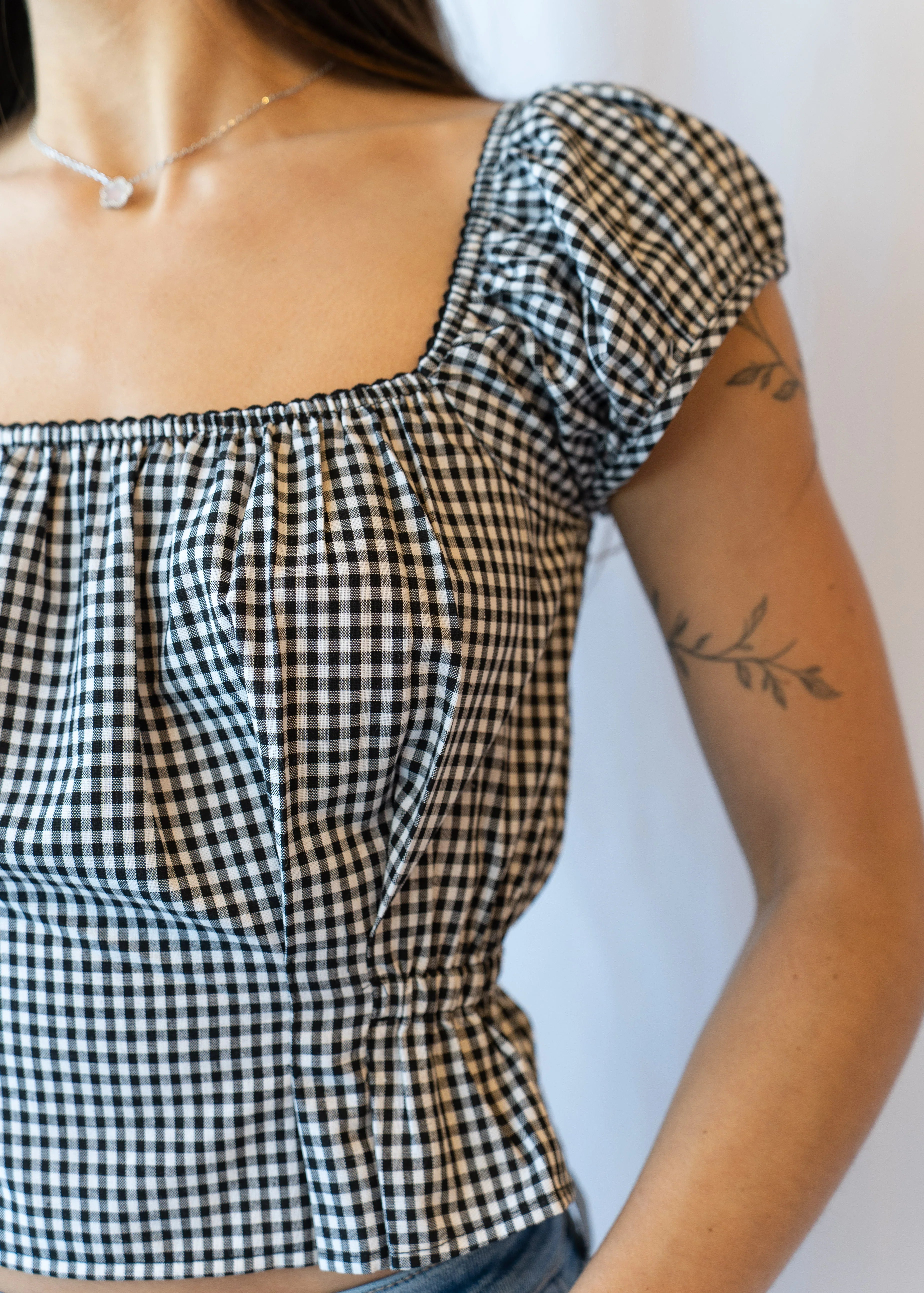 Melody Gingham Top