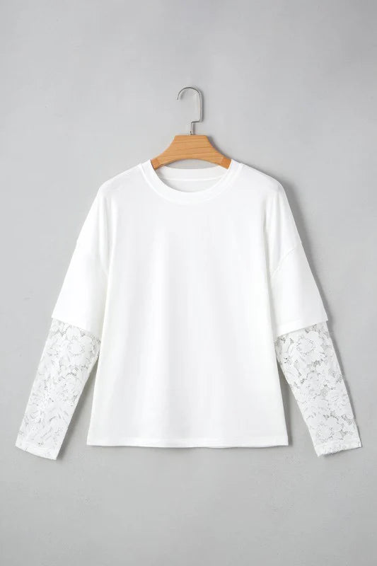 Nadia Lace Layer Tee