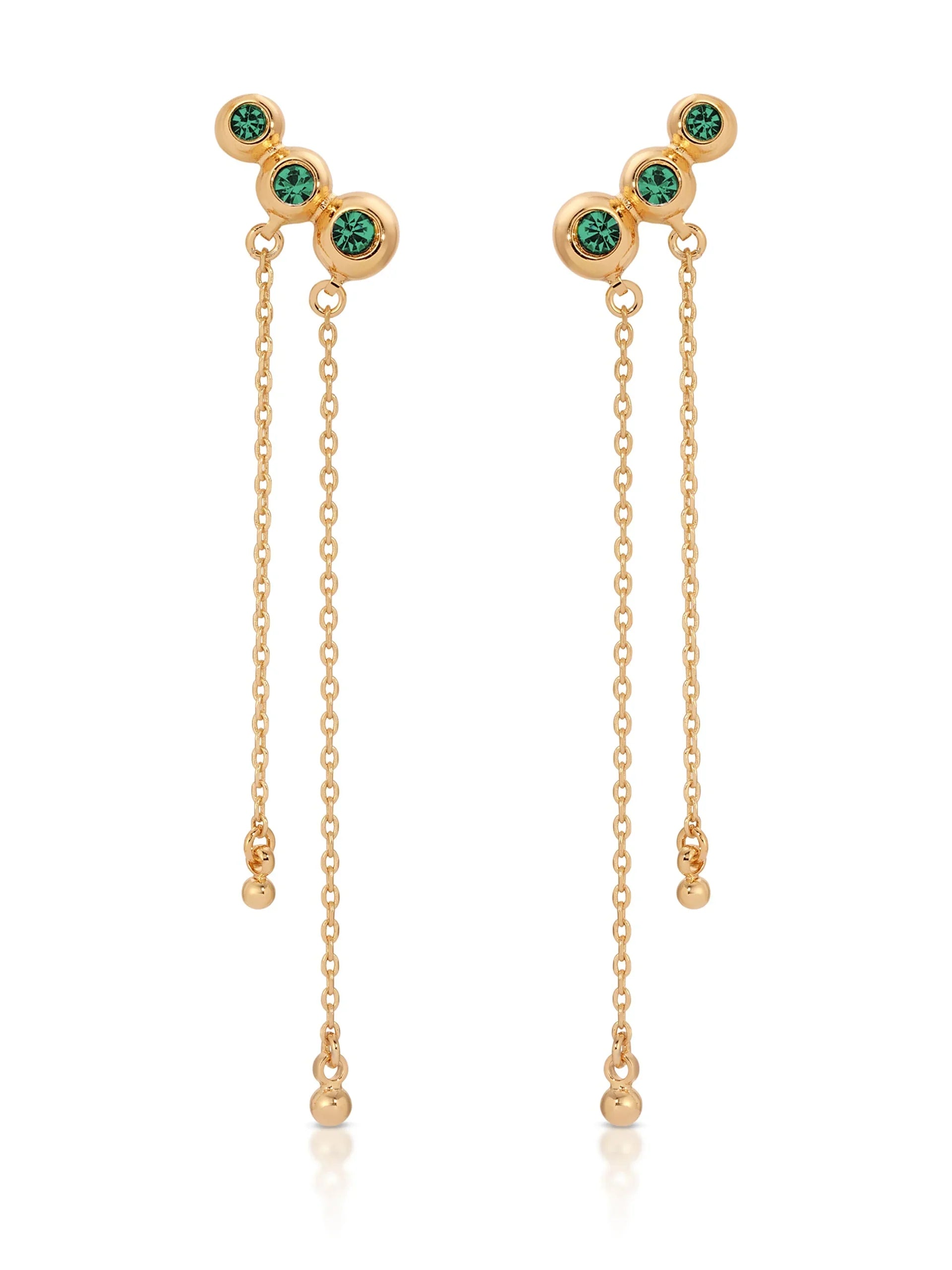 Emerald City Waterfall Earrings