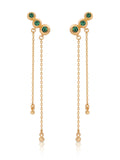 Emerald City Waterfall Earrings