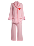 Red Heart Pajama Set