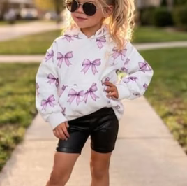 Rock Candy Purple Bows Sweatshirt
