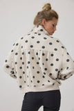Cora Polka Dot Half Zip