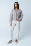 Carlie Knit Cardigan in Taupe