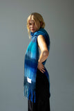 The Reykjavik Scarf Blue Check