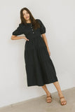 Leandra Midi Dress in Navy FINAL SALE