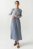 Zeda Midi Dress in Blue FINAL SALE