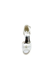 Elegant Open Point Toe Lace Wedding Shoes