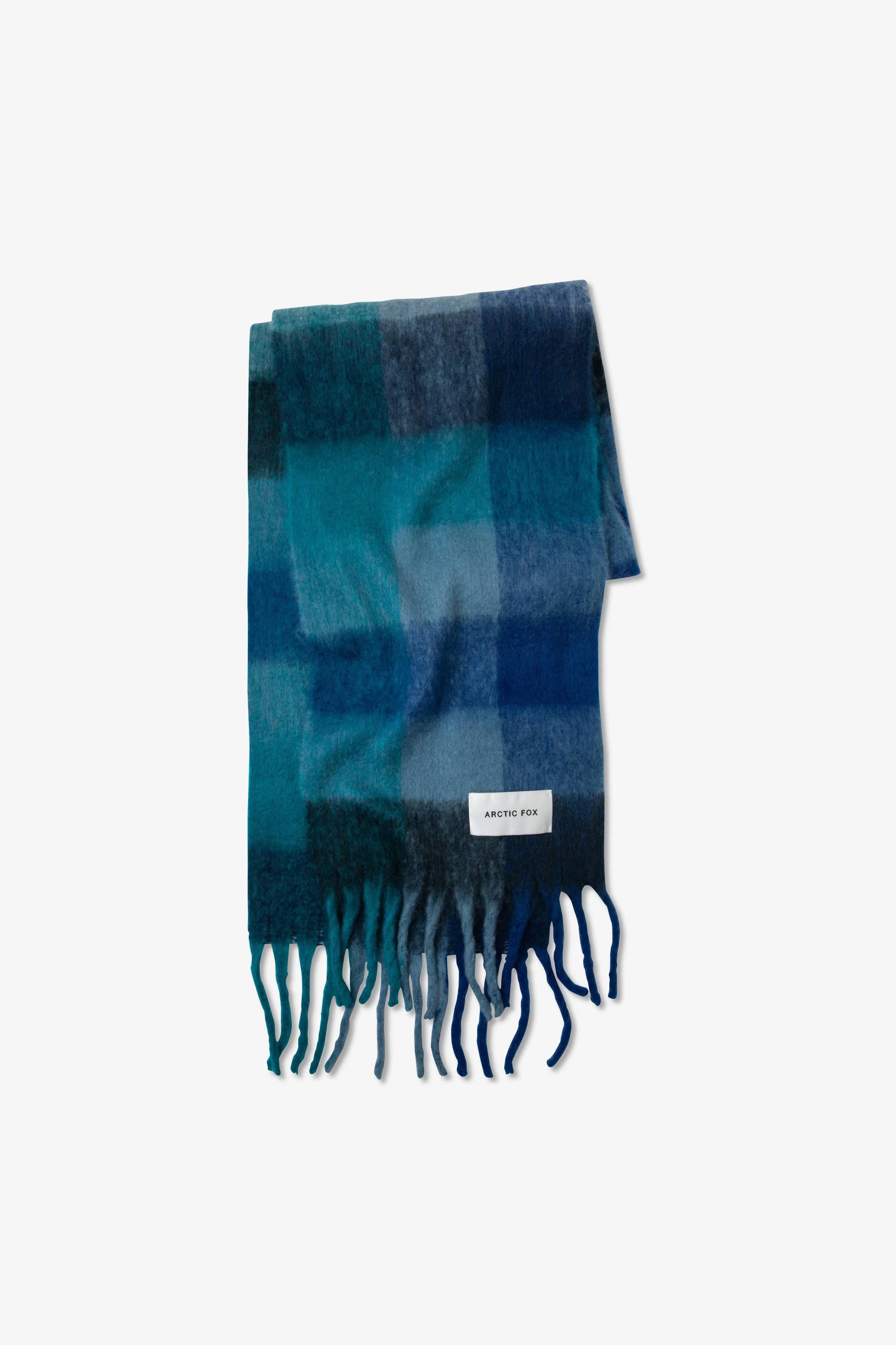 The Reykjavik Scarf Blue Check