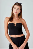 Haley V Strapless Top