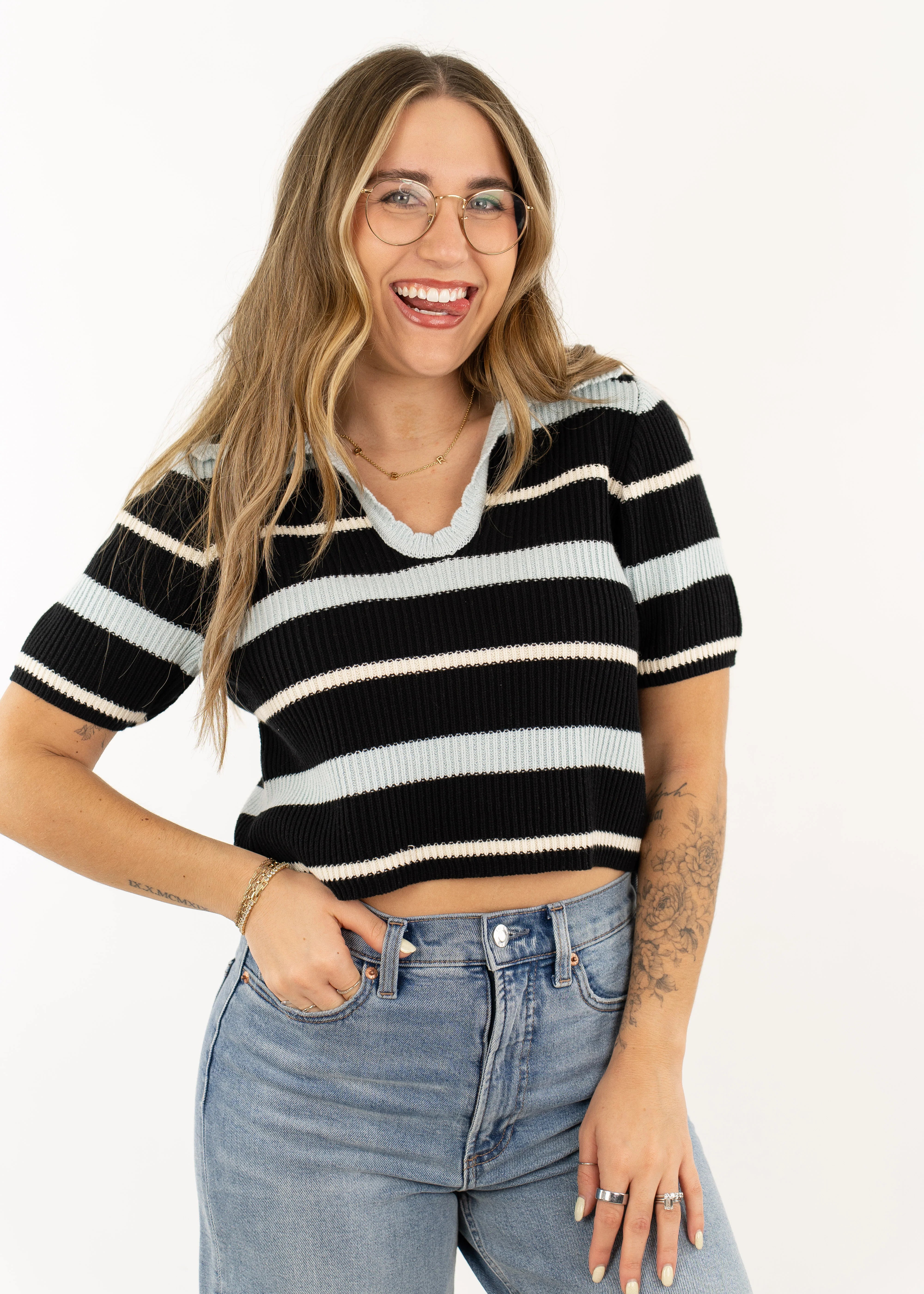 Stacie Striped Top